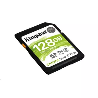 Kingston 128GB SecureDigital Canvas Select Plus (SDXC) 100R 85W Clasa 10 UHS-I