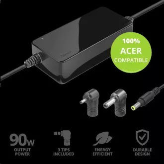 Adaptor de alimentare TRUST MAXO pentru laptopuri ACER 90W, incl. terminale