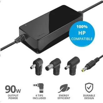 Adaptor de alimentare TRUST MAXO pentru notebook-uri HP 90W, incl. terminale Adaptor de alimentare TRUST MAXO pentru notebook-uri HP 90W, incl. terminale