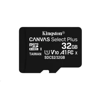 Kingston 32 GB micSDHC Canvas Select Plus 100R A1 C10 - 1 buc Kingston 32 GB micSDHC Canvas Select Plus 100R A1 C10 - 1 buc