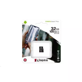 Kingston 32 GB micSDHC Canvas Select Plus 100R A1 C10 - 1 buc Kingston 32 GB micSDHC Canvas Select Plus 100R A1 C10 - 1 buc