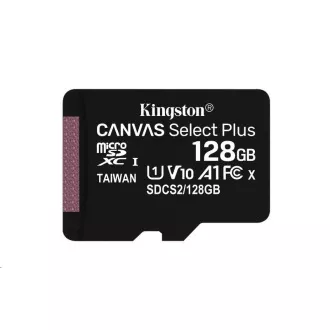 Kingston 128 GB micSDXC Canvas Select Plus 100R A1 C10 - 1 buc