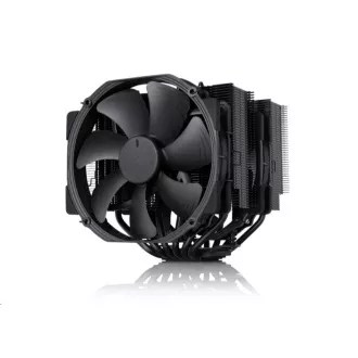 Cooler CPU NOCTUA NH-D15 chromax.negru, 2x 140mm, LGA1851, AM5, negru