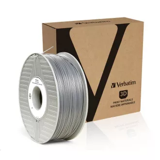 Filament PLA pentru imprimantă 3D VERBATIM 1,75 mm, 335 m, 1 kg argintiu / gri metal (55275) Filament PLA pentru imprimantă 3D VERBATIM 1,75 mm, 335 m, 1 kg argintiu / gri metal (55275)
