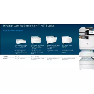 HP Color LaserJet Enterprise MFP M776dn (A3, 46 ppm, USB, Ethernet, imprimare / scanare / copiere, duplex)