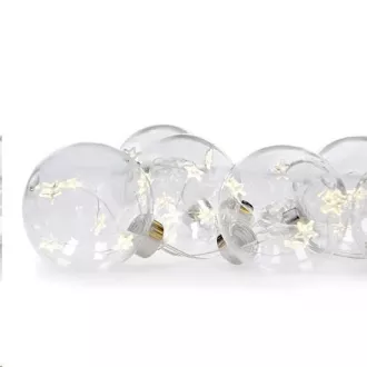 Solight set bile de Craciun LED cu stele, dimensiune 8cm, 6buc, 30LED, timer, tester, 3xAA Solight set bile de Craciun LED cu stele, dimensiune 8cm, 6buc, 30LED, timer, tester, 3xAA