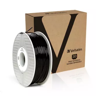 Filament pentru imprimantă 3D VERBATIM ABS 2,85 mm, 152 m, 1 kg negru (OLD PN 55018)