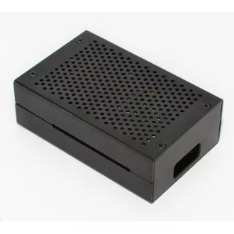Cutie din aluminiu pentru Raspberry Pi 4B, neagra