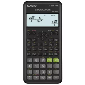 Calculator CASIO FX 82ES PLUS 2E, negru, școlar, zece cifre Calculator CASIO FX 82ES PLUS 2E, negru, școlar, zece cifre