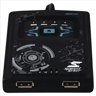 Convertor mouse/tastatură Hama „Speedshot Ultimate” pentru PS4 / PS3 / Xbox One / Xbox360, gri Convertor mouse/tastatură Hama „Speedshot Ultimate” pentru PS4 / PS3 / Xbox One / Xbox360, gri
