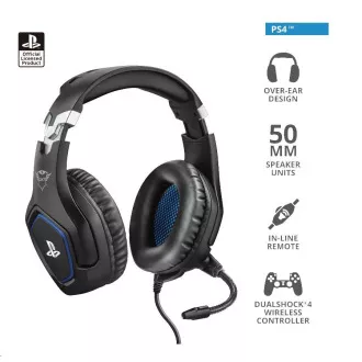 Căști de gaming TRUST GXT 488 Forze PS4 - cu licență Sony - negru Căști de gaming TRUST GXT 488 Forze PS4 - cu licență Sony - negru