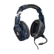 Căști de gaming TRUST GXT 488 Forze-B PS4 - cu licență Sony - albastru