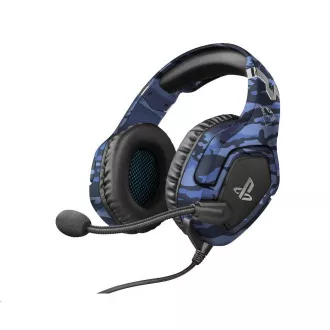 Căști de gaming TRUST GXT 488 Forze-B PS4 - cu licență Sony - albastru