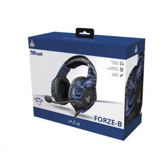 Căști de gaming TRUST GXT 488 Forze-B PS4 - cu licență Sony - albastru