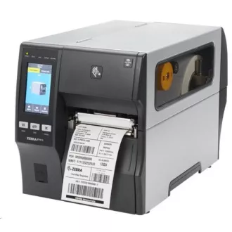 Zebra ZT411, imprimantă industrială de 4 inchi, (203 dpi), afișaj (color), RTC, EPL, ZPL, ZPLII, USB, RS232, BT (4.1), Ethernet