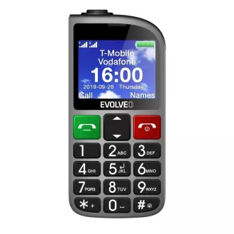 EVOLVEO EasyPhone FM, telefon mobil pentru seniori cu suport de încărcare (culoare argintie) EVOLVEO EasyPhone FM, telefon mobil pentru seniori cu suport de încărcare (culoare argintie)