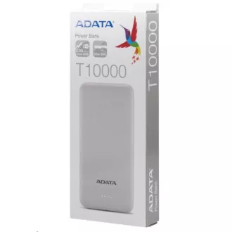 ADATA PowerBank AT10000 - baterie externă pentru mobil/tabletă 10000mAh, alb