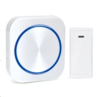 Sonerie fara usa Solight, pentru priza, 150m, alb, cod de invatare