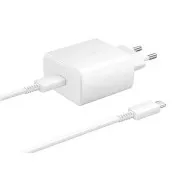 Încărcător de voiaj Samsung EP-TA845XWE, Quickcharge 45W, USB-C, alb