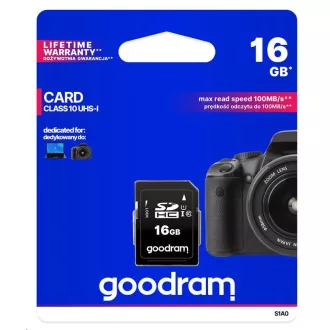 Card GOODRAM SDHC 16GB (R: 100 / W: 10 MB / s) UHS-I Clasa 10