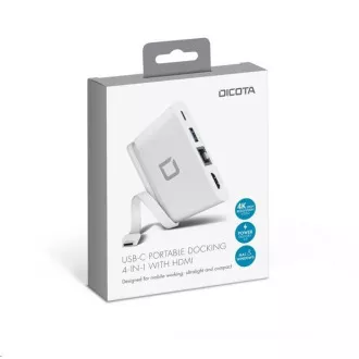 DICOTA USB-C andocare portabilă 4-în-1 cu HDMI