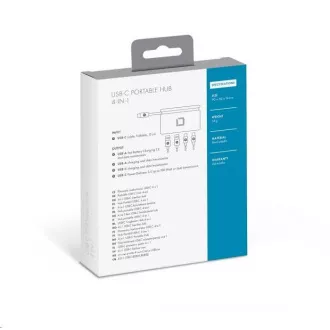 Hub portabil DICOTA USB-C 4-în-1