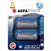 Baterie alcalină AgfaPhoto Power LR20 / D, blister 2buc