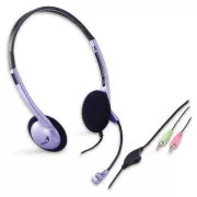 Căști GENIUS cu microfon HS-02B, mufă de 3,5 mm