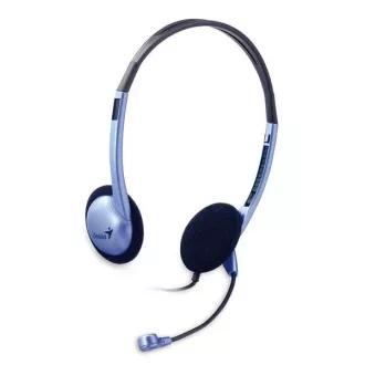 Căști GENIUS cu microfon HS-02B, mufă de 3,5 mm Căști GENIUS cu microfon HS-02B, mufă de 3,5 mm