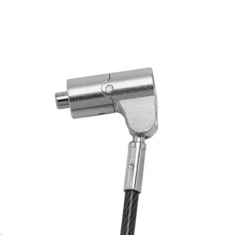 Cablu de blocare universal de securitate DICOTA, 3 capete interschimbabile, se potrivesc cu toate sloturile, cu cheie master Cablu de blocare universal de securitate DICOTA, 3 capete interschimbabile, se potrivesc cu toate sloturile, cu cheie master