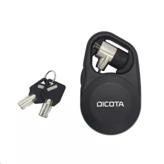 Cablu de securitate DICOTA T-Lock Retractabil, cu cheie, fantă de 3x7mm Cablu de securitate DICOTA T-Lock Retractabil, cu cheie, fantă de 3x7mm