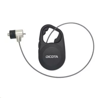Cablu de securitate DICOTA T-Lock Retractabil, cu cheie, fantă de 3x7mm Cablu de securitate DICOTA T-Lock Retractabil, cu cheie, fantă de 3x7mm