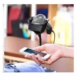 Cititor Zebra DS4608 SR 2D negru + cablu USB, suport (inlocuitor pentru DS4308)