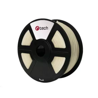 C-TECH Snur de imprimare (filament) PETG, 1, 75mm, 1kg, transparent