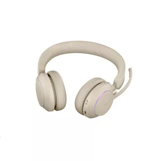 Căști Jabra Evolve2 65, Link 380c MS, stereo, bej