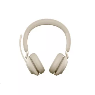 Căști Jabra cu suport Evolve2 65, Link 380a MS, stereo, bej Căști Jabra cu suport Evolve2 65, Link 380a MS, stereo, bej