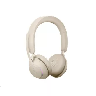 Căști Jabra cu suport Evolve2 65, Link 380a MS, stereo, bej Căști Jabra cu suport Evolve2 65, Link 380a MS, stereo, bej