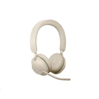 Căști Jabra cu suport Evolve2 65, Link 380a MS, stereo, bej Căști Jabra cu suport Evolve2 65, Link 380a MS, stereo, bej
