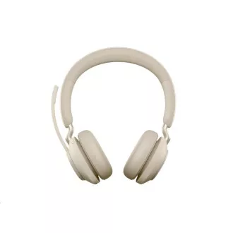 Căști Jabra Evolve2 65, Link 380a MS, stereo, bej Căști Jabra Evolve2 65, Link 380a MS, stereo, bej