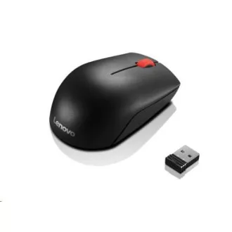 Mouse fără fir LENOVO Mouse fără fir compact Essential - 1000 DPI, optic, USB, 3 butoane, negru Mouse fără fir LENOVO Mouse fără fir compact Essential - 1000 DPI, optic, USB, 3 butoane, negru