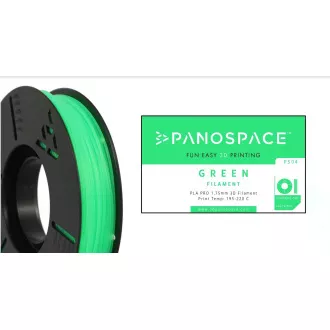 FILAMENT Tip Panospace: PLA - 1, 75mm, 1000 grame per rola - Verde