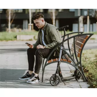 Scuter pliabil MOVINO X-Way cu frână de mână și de picior, negru Scuter pliabil MOVINO X-Way cu frână de mână și de picior, negru