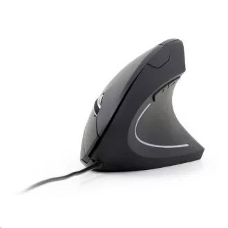 Mouse GEMBIRD MUS-ERGO-01, cu fir, optic, vertical, 1200-3200 dpi, USB, negru Mouse GEMBIRD MUS-ERGO-01, cu fir, optic, vertical, 1200-3200 dpi, USB, negru