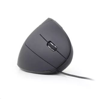 Mouse GEMBIRD MUS-ERGO-01, cu fir, optic, vertical, 1200-3200 dpi, USB, negru Mouse GEMBIRD MUS-ERGO-01, cu fir, optic, vertical, 1200-3200 dpi, USB, negru