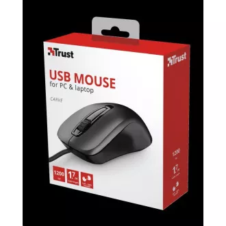 Mouse USB TRUST Carve Mouse USB TRUST Carve