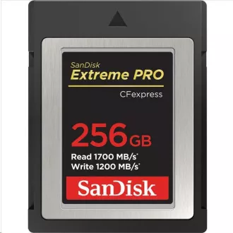Card SanDisk Extreme Pro CFexpress SanDisk Extreme Pro 256GB, tip B, 1700MB/s citire, 1200MB/s scriere