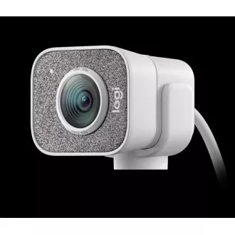 Logitech StreamCam C980 - Cameră Full HD cu USB-C pentru streaming live și crearea de conținut, alb
