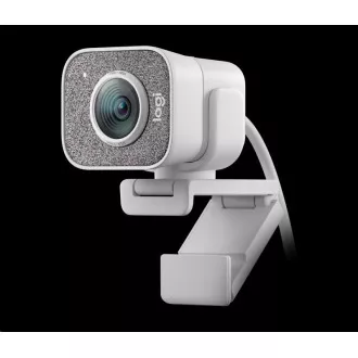 Logitech StreamCam C980 - Cameră Full HD cu USB-C pentru streaming live și crearea de conținut, alb