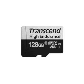 Card MicroSDXC TRANSCEND 128GB 350V, rezistență ridicată