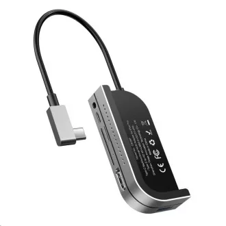 HUB multifuncțional Baseus pentru iPad Pro USB-C, gri